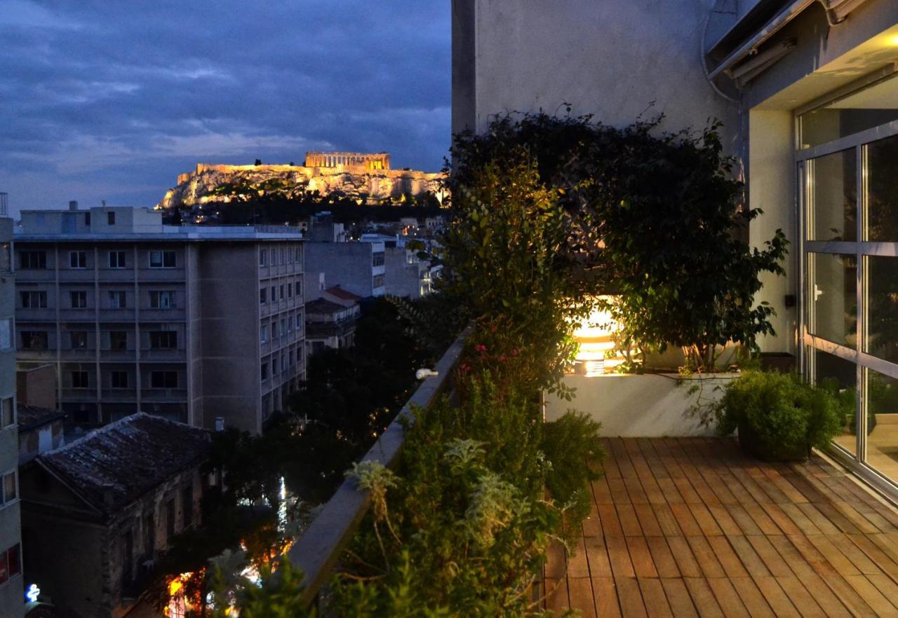 Hidesign Athens Art Loft Penthouse Acropolis View Apartment Exterior photo